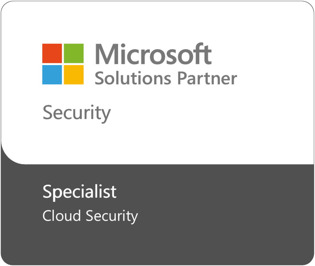 Microsoft Security Designation Badge mit Cloud Security Specialization