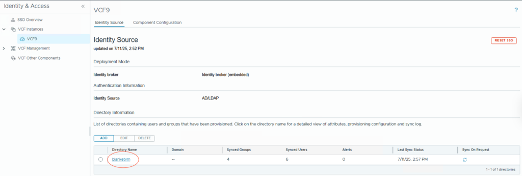 Sync Settings