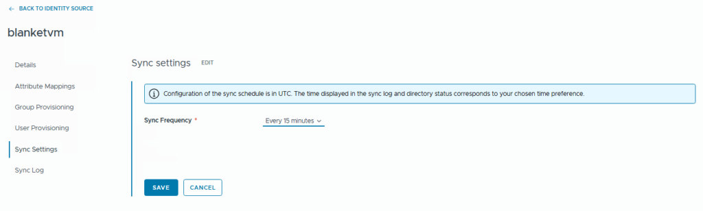 Sync Log