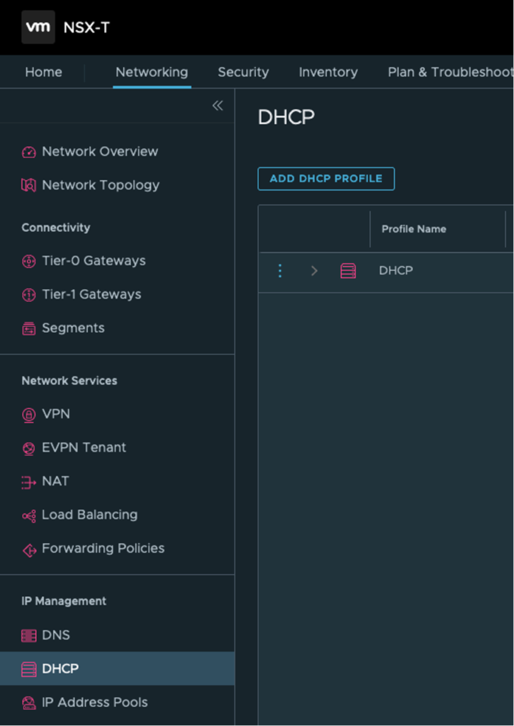 NSX-T DHCP