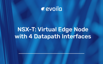 NSX-T: Virtual Edge Node with 4 Datapath Interfaces
